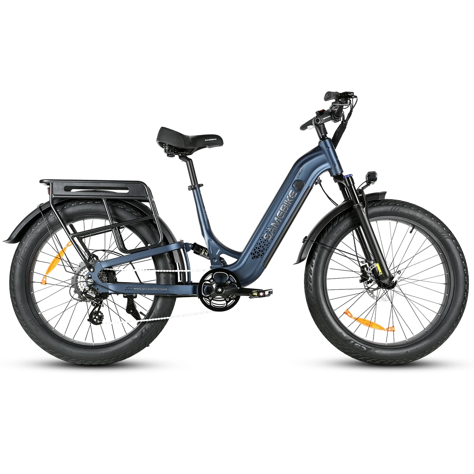 SAMEBIKE CREST in Blau, Seitenansicht