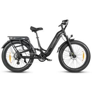 SAMEBIKE CREST in Schwarz, Seitenansicht