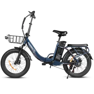 SAMEBIKE CY20 Pro-FT in Seeblau, linke Seitenansicht