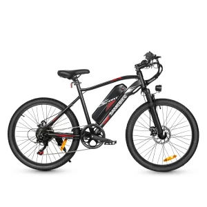 SAMEBIKE EBE2 in Schwarz, Seitenansicht