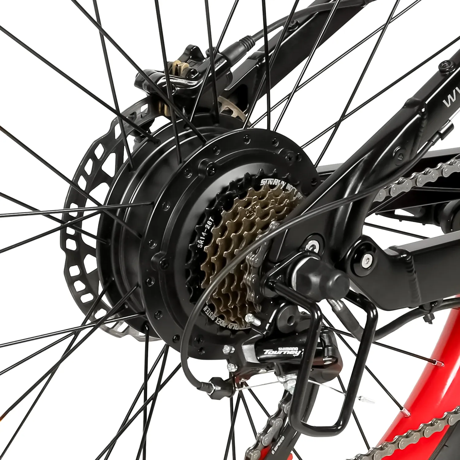 SAMEBIKE LO26 Plus, Detailaufnahme 2