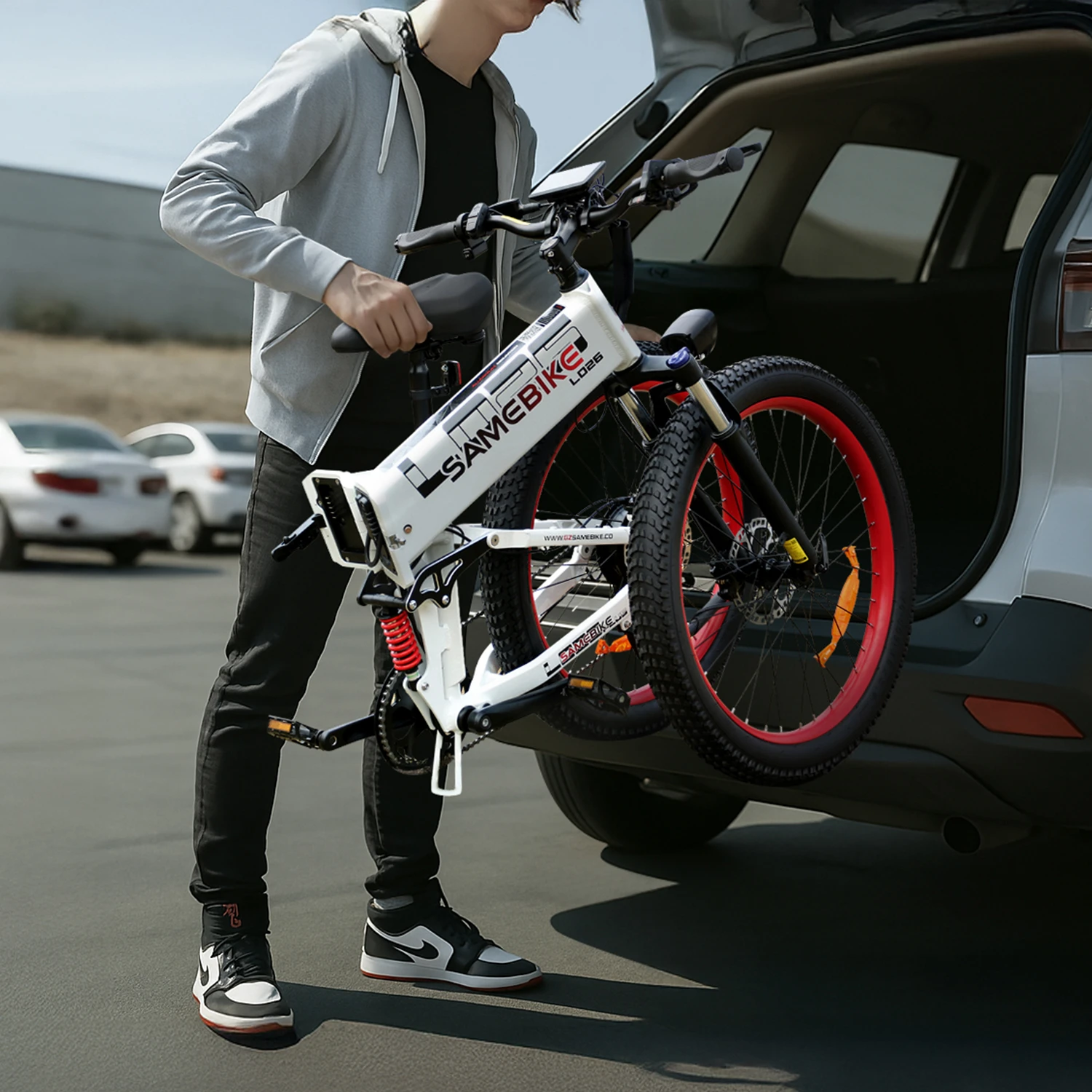 SAMEBIKE LO26 Plus, Detailaufnahme 3