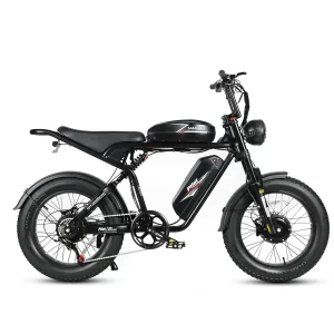 SAMEBIKE M20-III in Schwarz, Seitenansicht