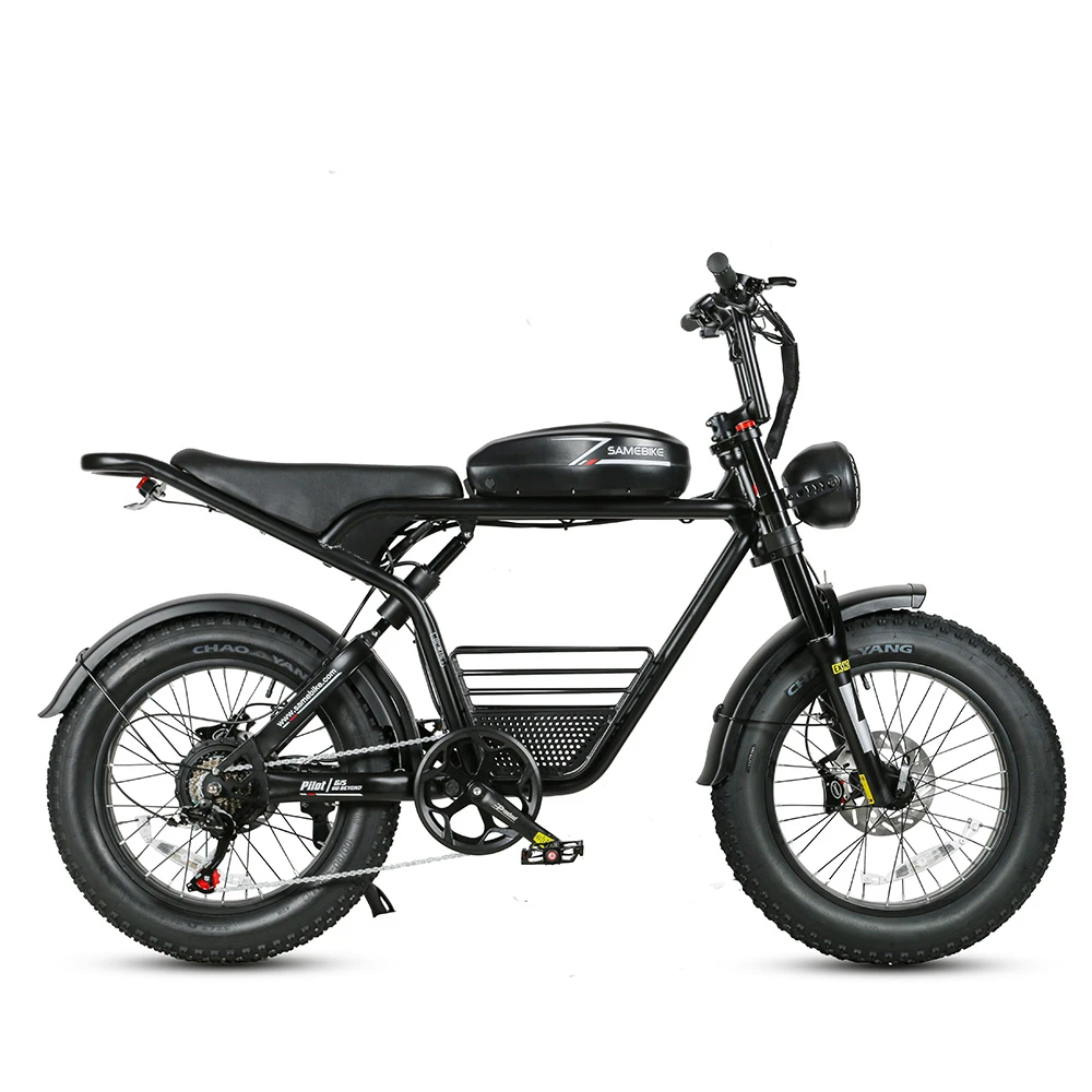 SAMEBIKE M20 in Schwarz, Seitenansicht