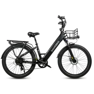 SAMEBIKE RS-A01 Plus in Schwarz, Seitenansicht