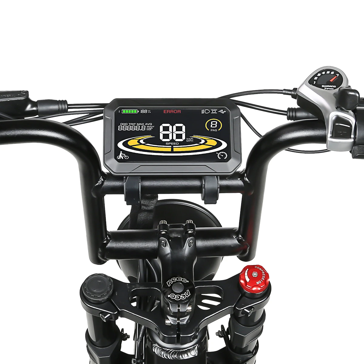SAMEBIKE RS-A02 Plus, Detailaufnahme 2