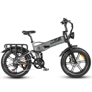 SAMEBIKE RS-A02 Plus in Silber, Seitenansicht
