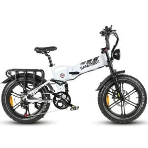 SAMEBIKE RS-A02 Plus in Weiß, Seitenansicht
