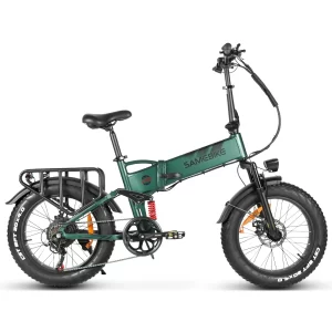 SAMEBIKE RS-A02 Pro in Grün, Seitenansicht