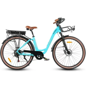 SAMEBIKE RS-A07 in Cyan, Seitenansicht