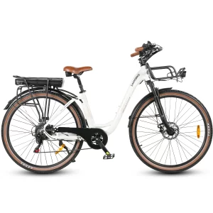 SAMEBIKE RS-A07 in Weiß, Seitenansicht