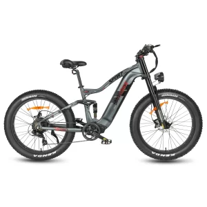 SAMEBIKE RS-A08-II in Grau, Seitenansicht