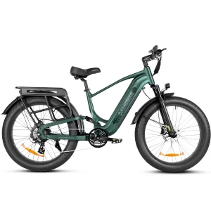 SAMEBIKE STORM in Grün, Seitenansicht