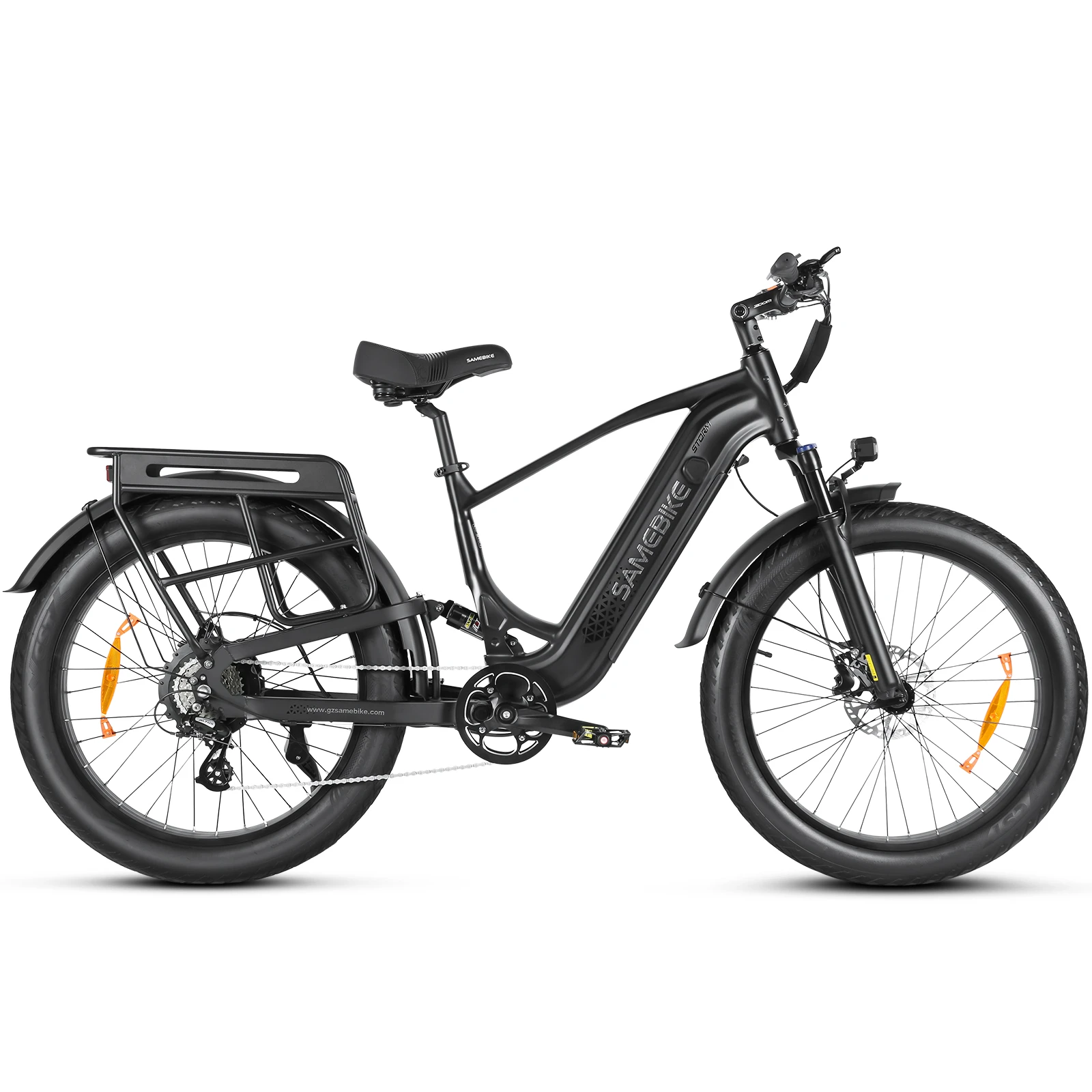 SAMEBIKE STORM in Schwarz, Seitenansicht