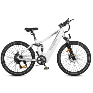 SAMEBIKE XD26-II in Weiß, Seitenansicht